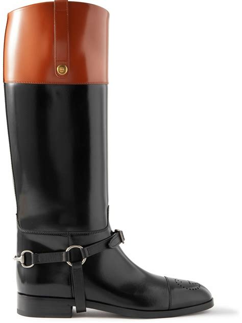 black gucci riding boots|vintage gucci riding boots.